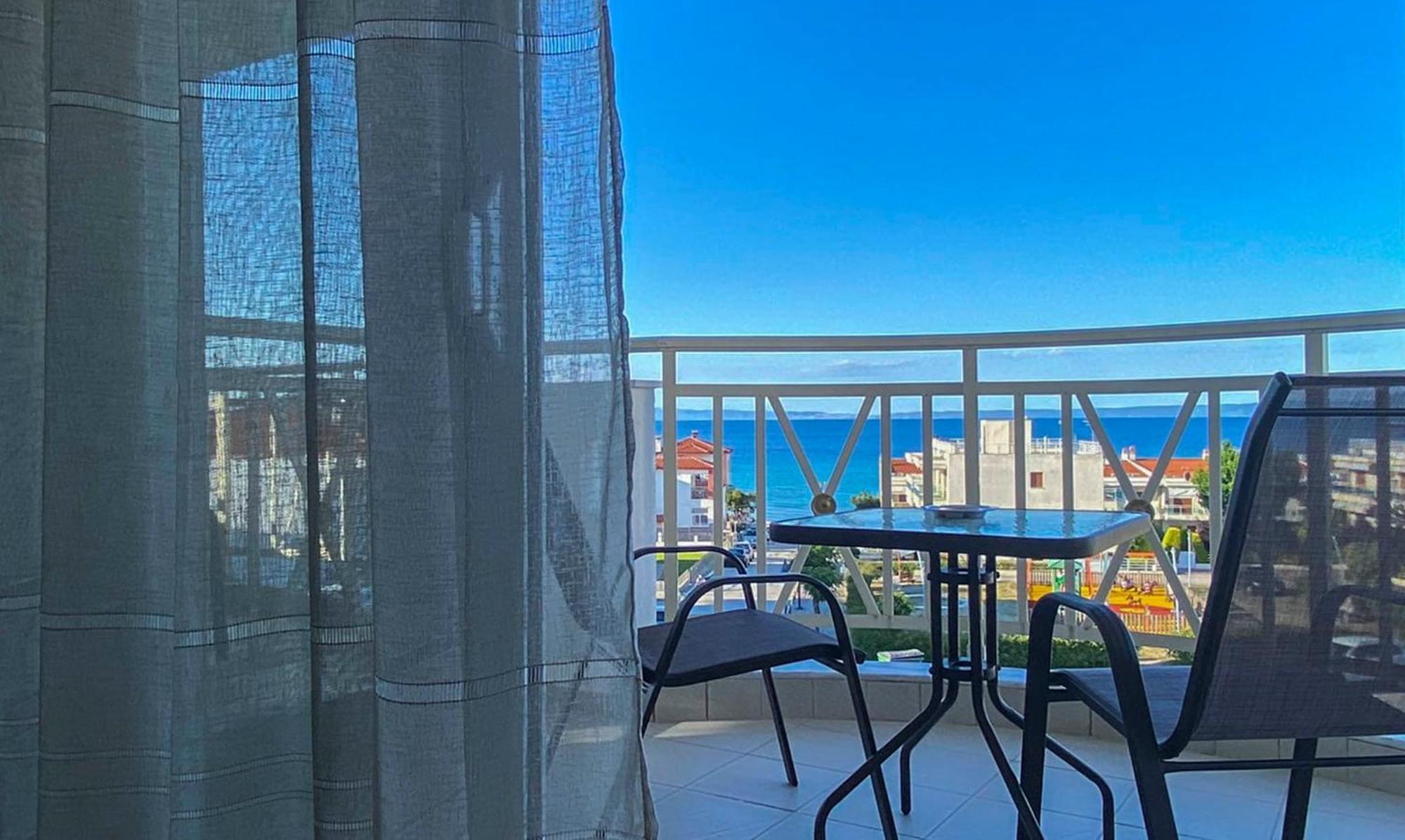 Properstay 107 - Villa Sea View โปไลโครโน ภายนอก รูปภาพ